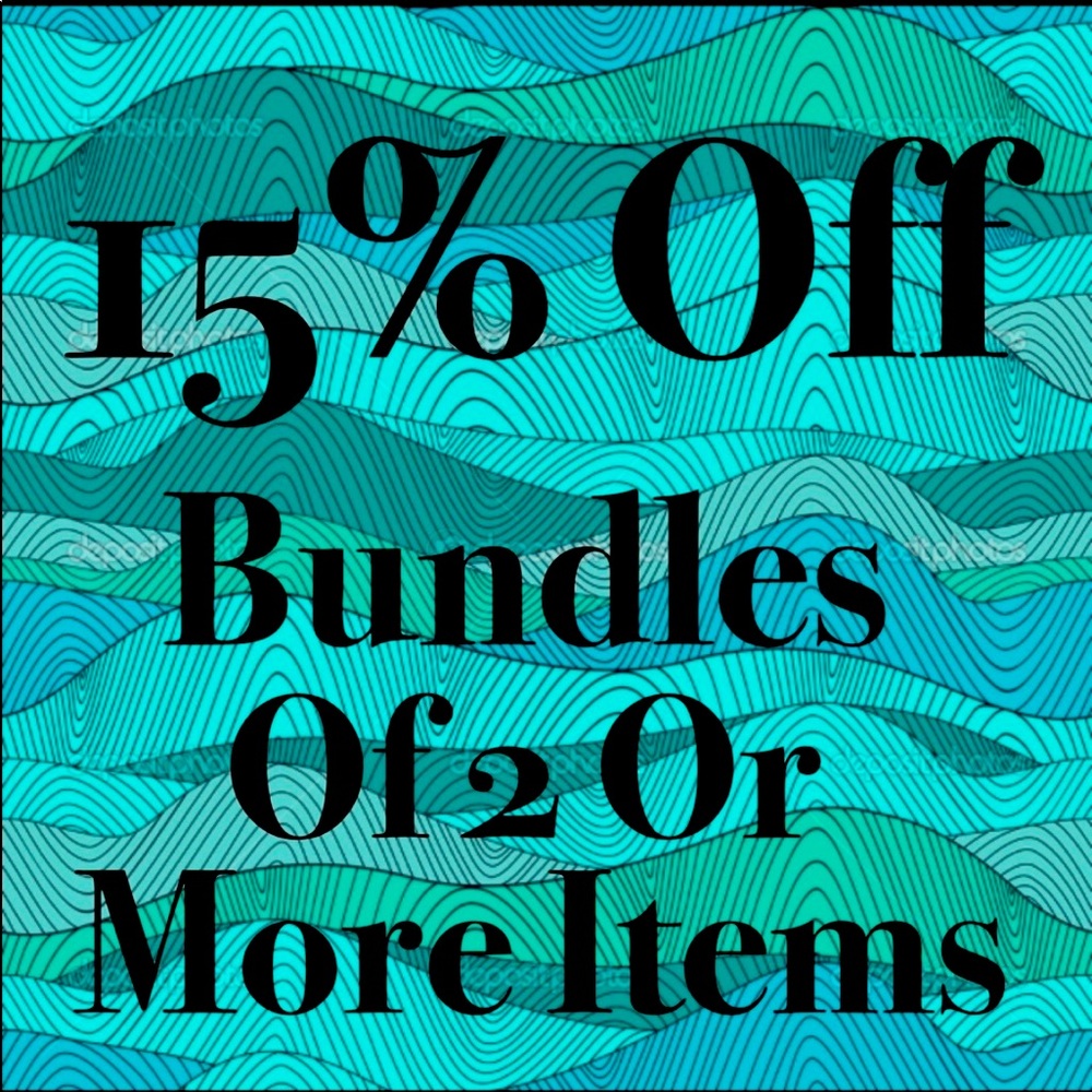 15% off bundles of 2 or more items